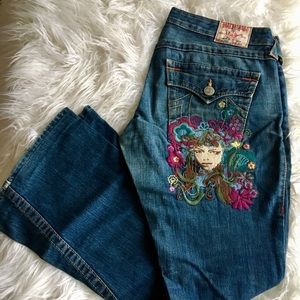 🌺True Religion Joey Embroidered Jean